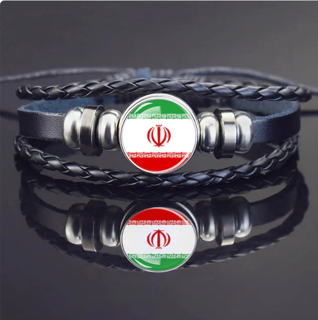 Woven Flag Bracelet
