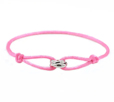 Couple Steel Woven Bracelet