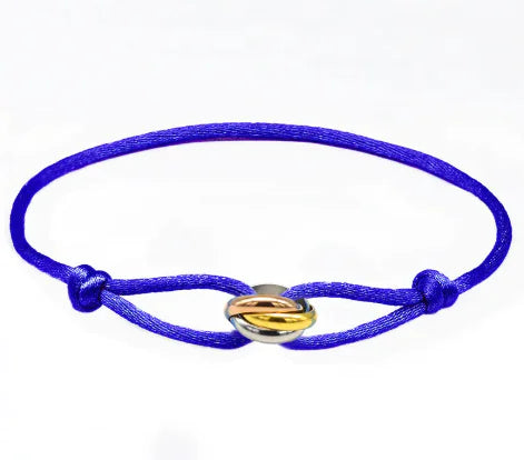Couple Steel Woven Bracelet