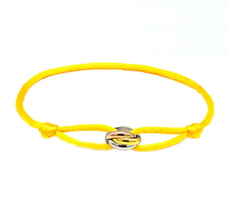 Couple Steel Woven Bracelet