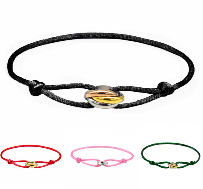 Couple Steel Woven Bracelet