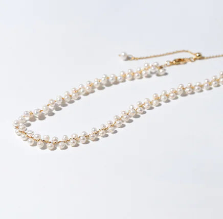 Hand-Woven Pearl Necklace