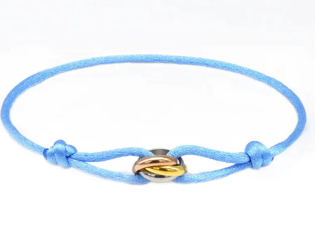 Couple Steel Woven Bracelet